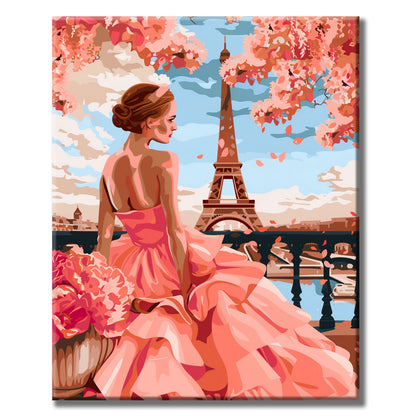 Blossom Storm Elegance - Paint by Numbers