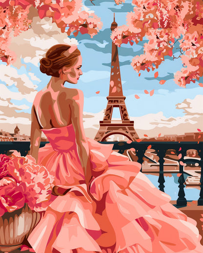 Blossom Storm Elegance - Paint by Numbers