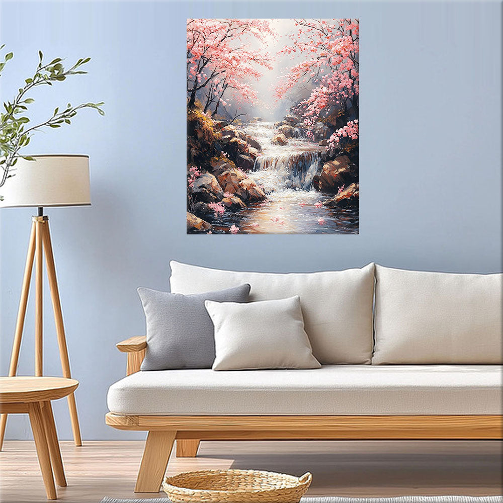 Blossom Wind in the Valley - Paint by Numbers