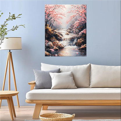 Blossom Wind in the Valley - Paint by Numbers