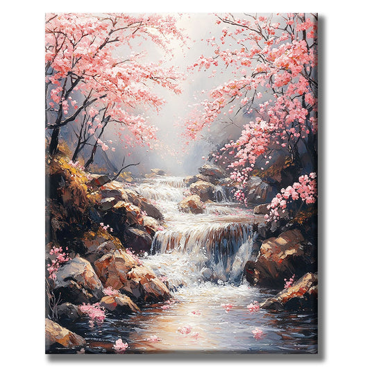 Blossom Wind in the Valley - Paint by Numbers