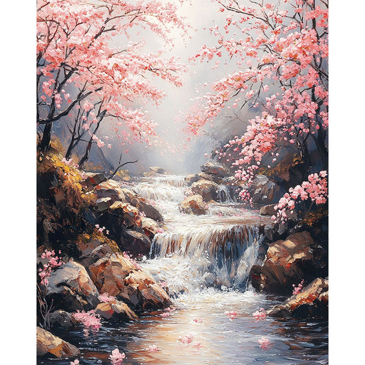 Blossom Wind in the Valley - Paint by Numbers