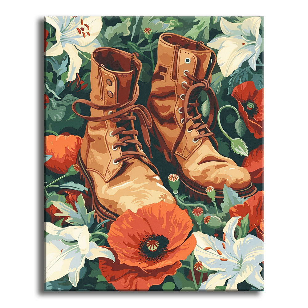 Boots Among the Blooms
