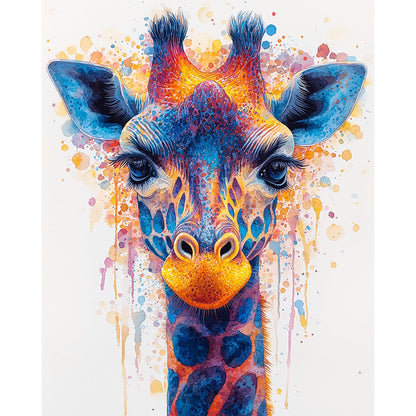 Colorful Giraffe Paint by Numbers