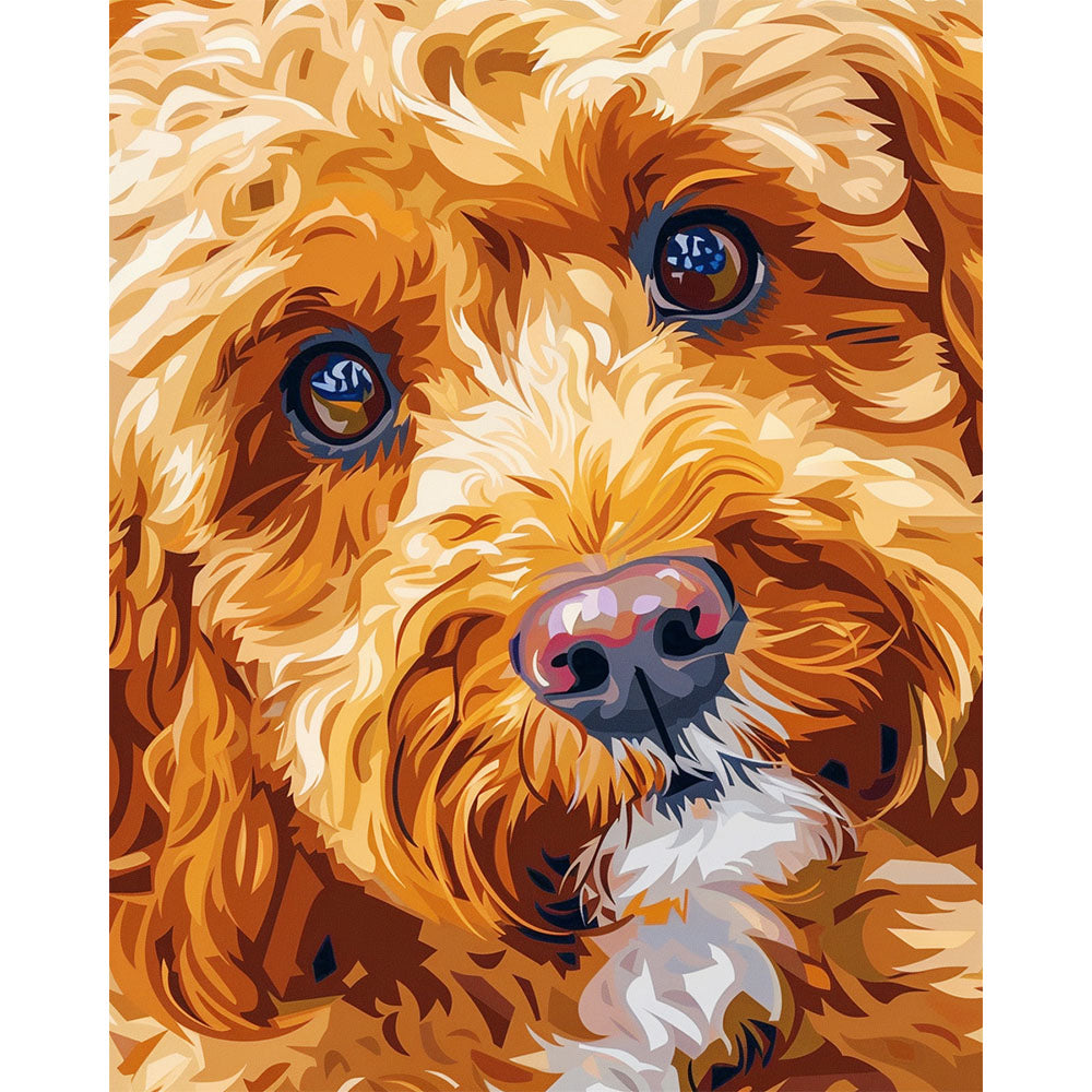 Caramel Curls - Paint by Numbers Kit