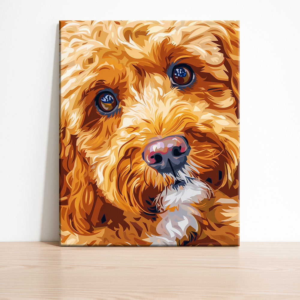 Caramel Curls - Paint by Numbers Kit