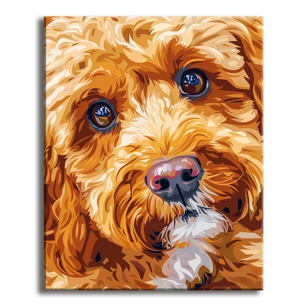 Caramel Curls - Paint by Numbers Kit
