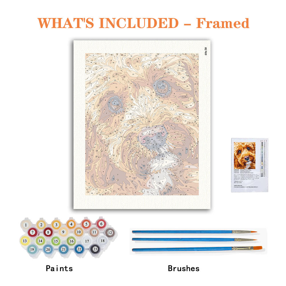 Caramel Curls - Paint by Numbers Kit