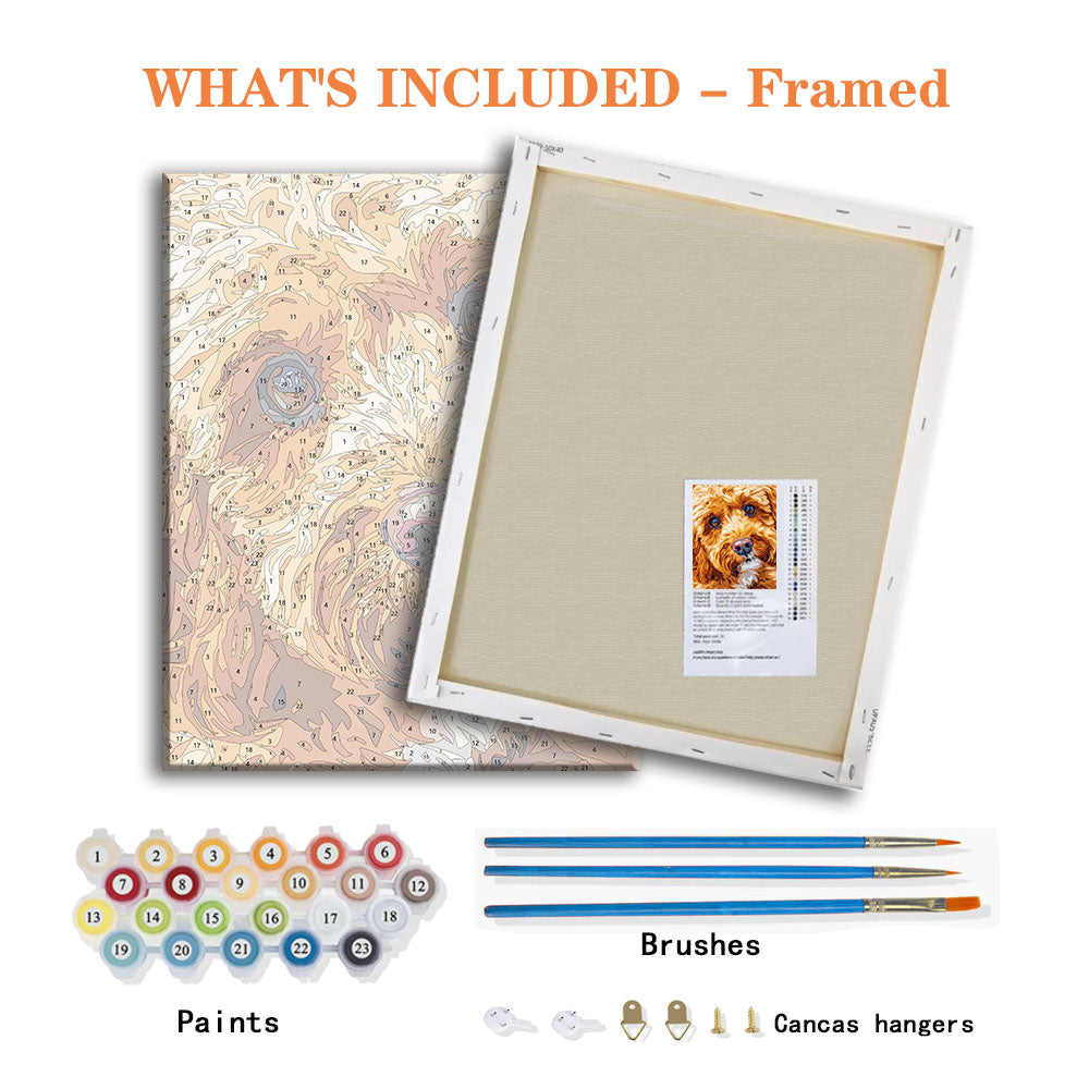 Caramel Curls - Paint by Numbers Kit