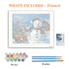 Christmas Snowman’s Cozy Wonderland