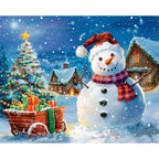 Christmas Snowman’s Cozy Wonderland