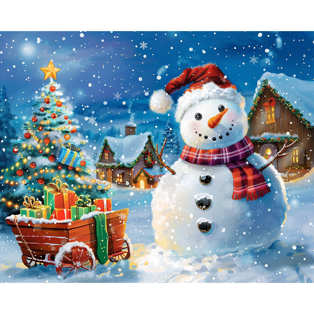Christmas Snowman’s Cozy Wonderland