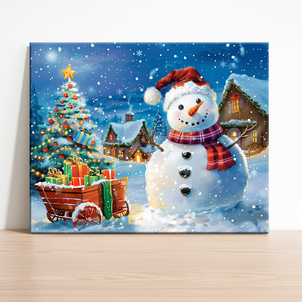 Christmas Snowman’s Cozy Wonderland