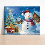 Christmas Snowman’s Cozy Wonderland
