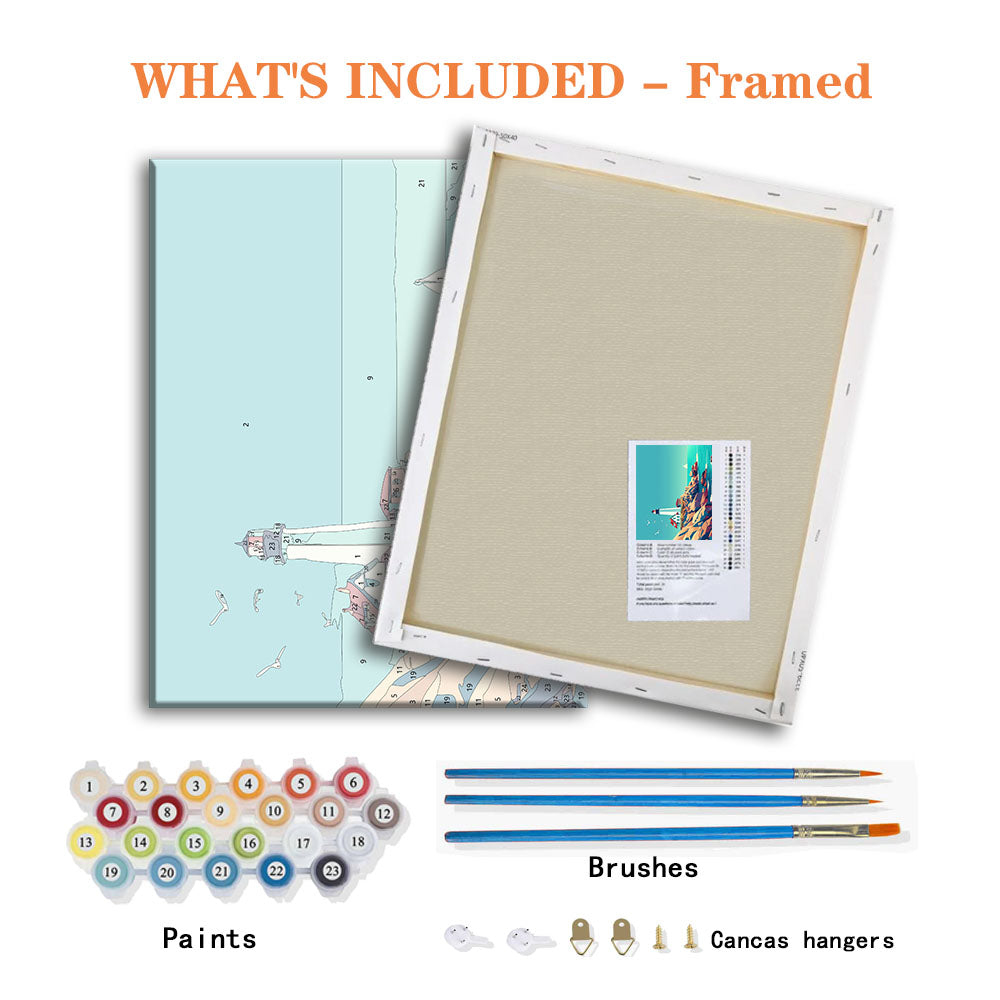 Coastal Beacon - Paint by Numbers Kit