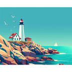 Coastal Beacon - Paint by Numbers Kit