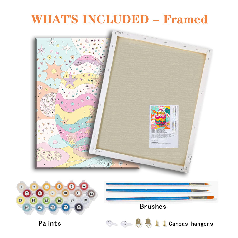 Cosmic Easter Egg - Paint by Numbers Kit