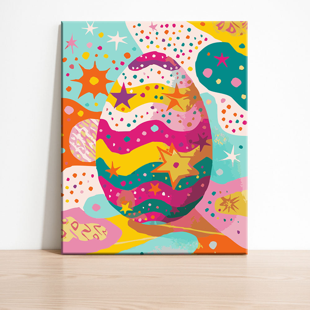 Cosmic Easter Egg - Paint by Numbers Kit