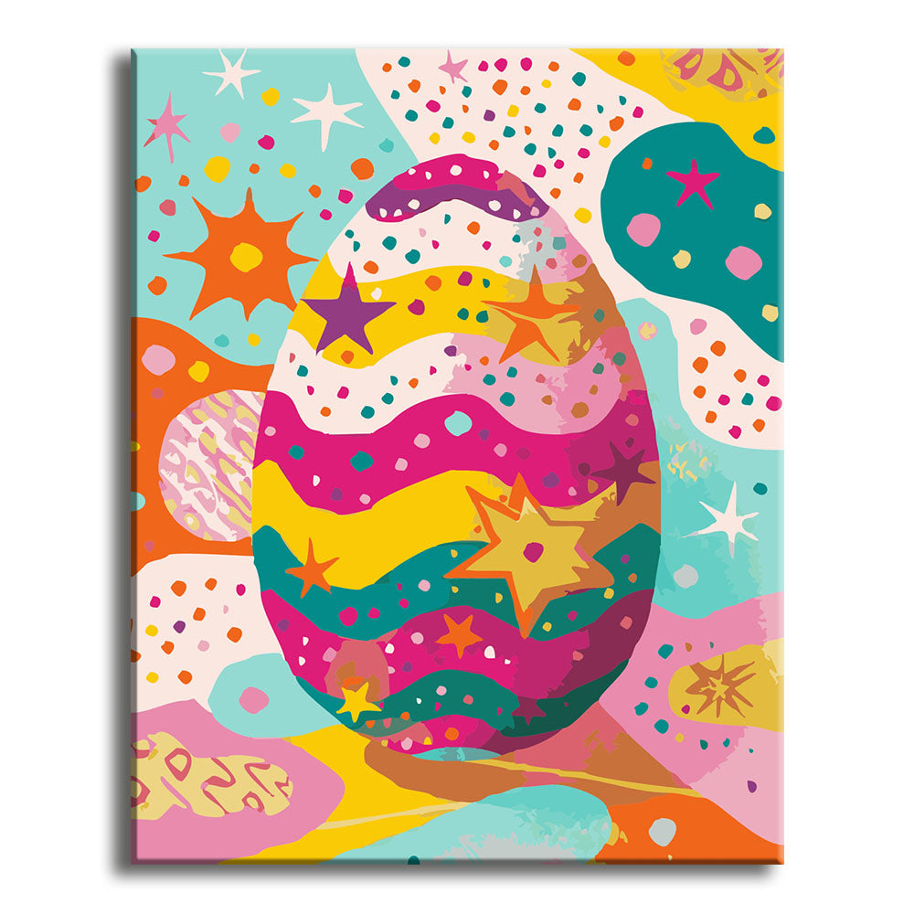 Cosmic Easter Egg - Paint by Numbers Kit