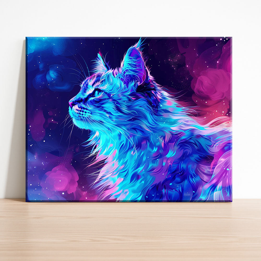 Cosmic Lynx - Paint by Numbers Kit