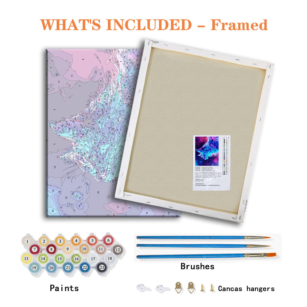 Cosmic Lynx - Paint by Numbers Kit