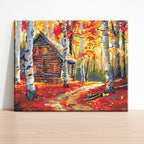 Cozy Autumn Retreat - Paint by Numbers Kit