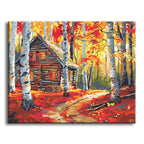 Cozy Autumn Retreat - Paint by Numbers Kit