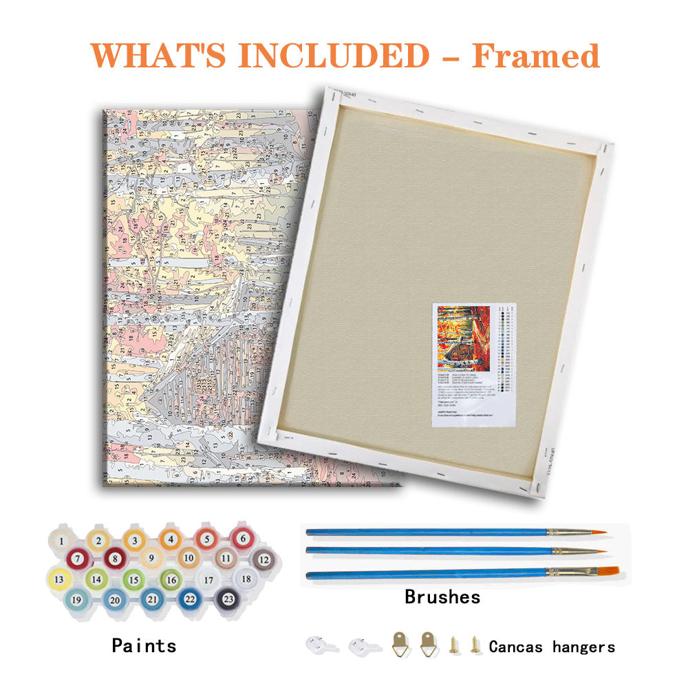 Cozy Autumn Retreat - Paint by Numbers Kit
