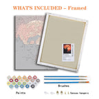 Crimson Howl - Paint by Numbers Kit