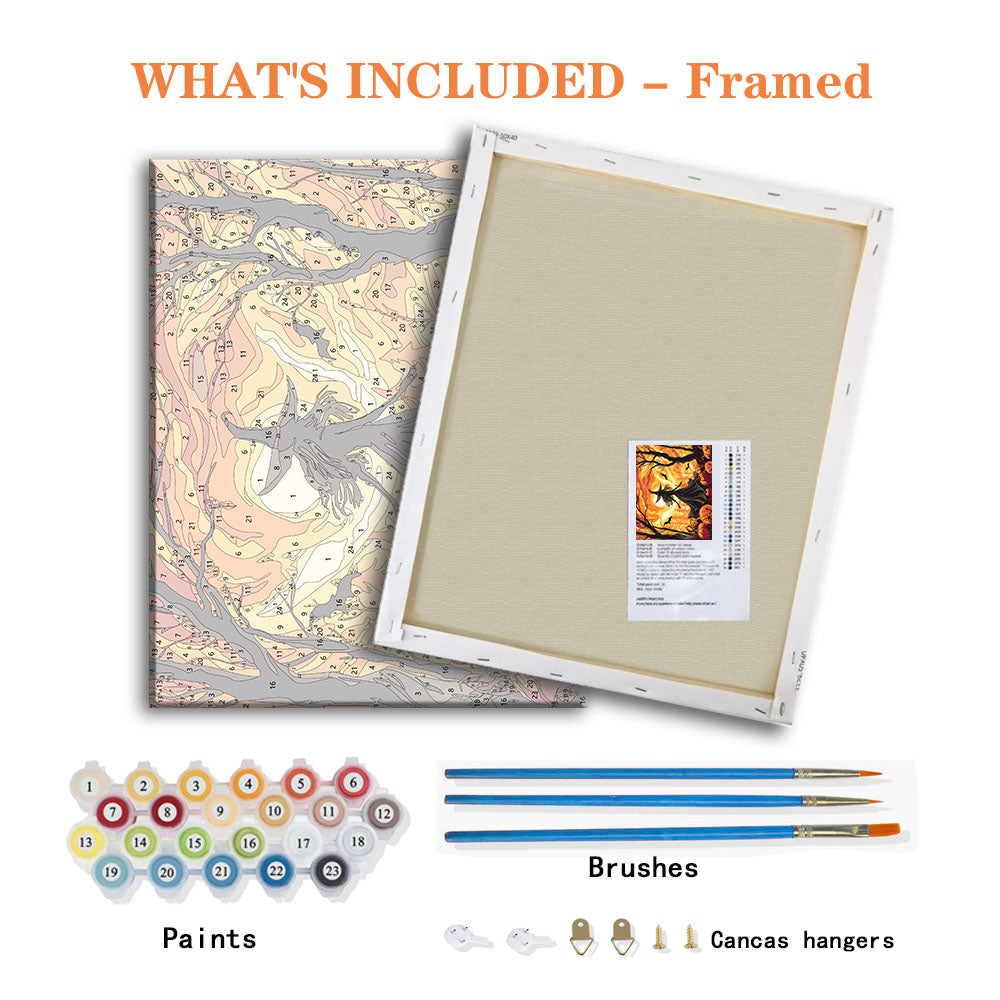 Crimson Sorceress - Paint by Numbers Kit