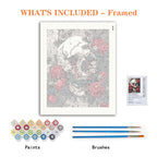Crimson Thorns - Paint by Numbers Kit