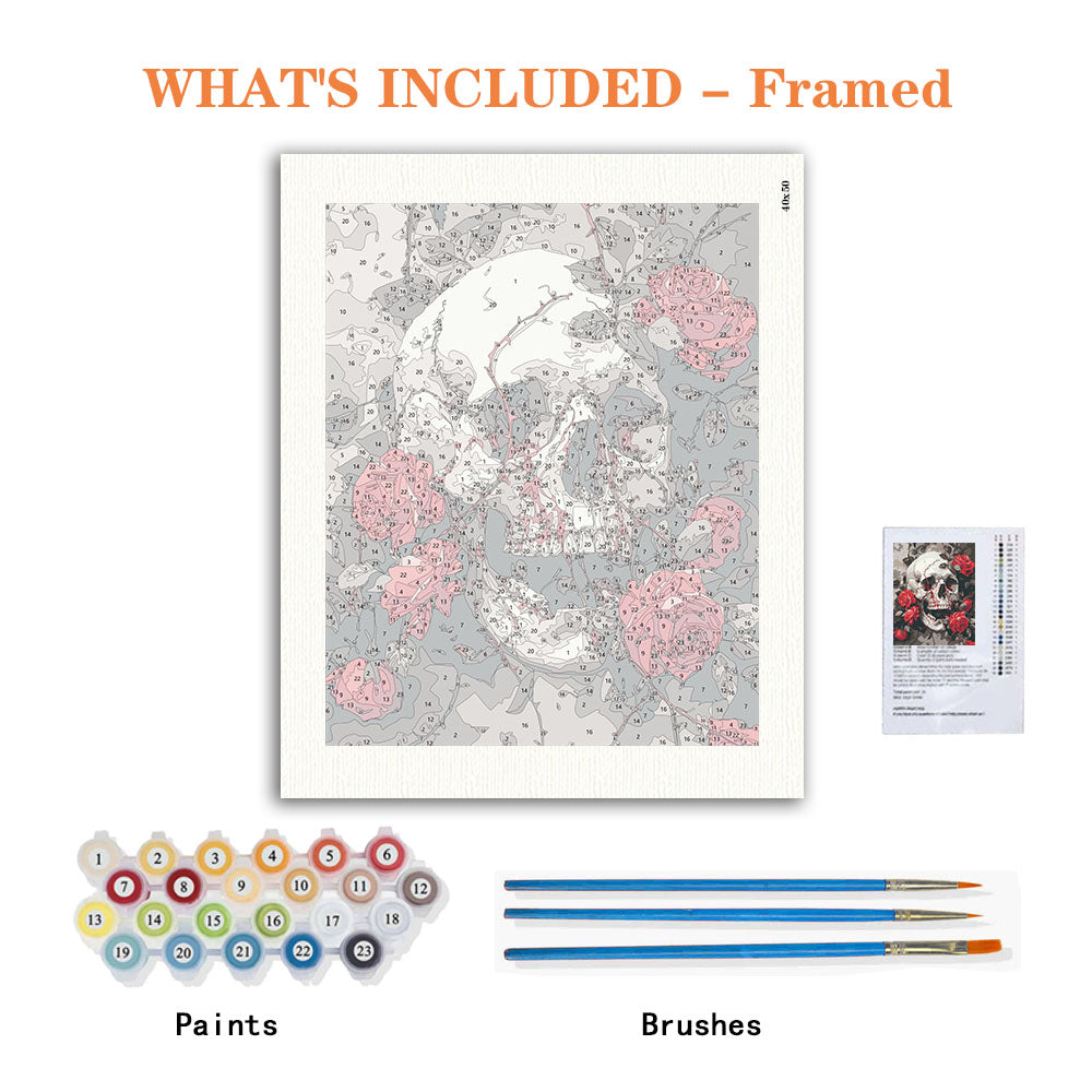 Crimson Thorns - Paint by Numbers Kit