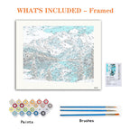 Crystal Mountain Serenity - Paint by Numbers Kit