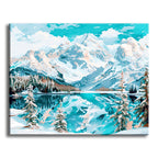 Crystal Mountain Serenity - Paint by Numbers Kit