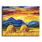 Cubist Haystacks - Paint by Numbers Kit