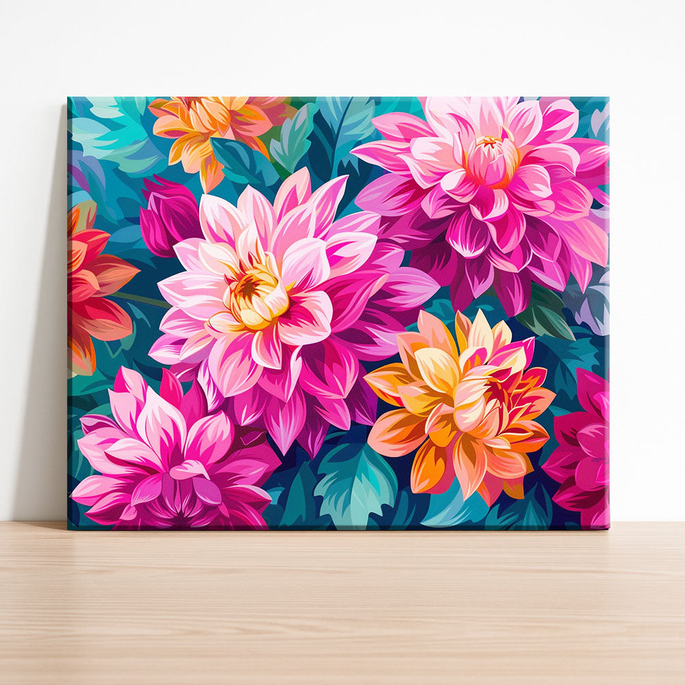Dahlia Dream - Paint by Numbers Kit