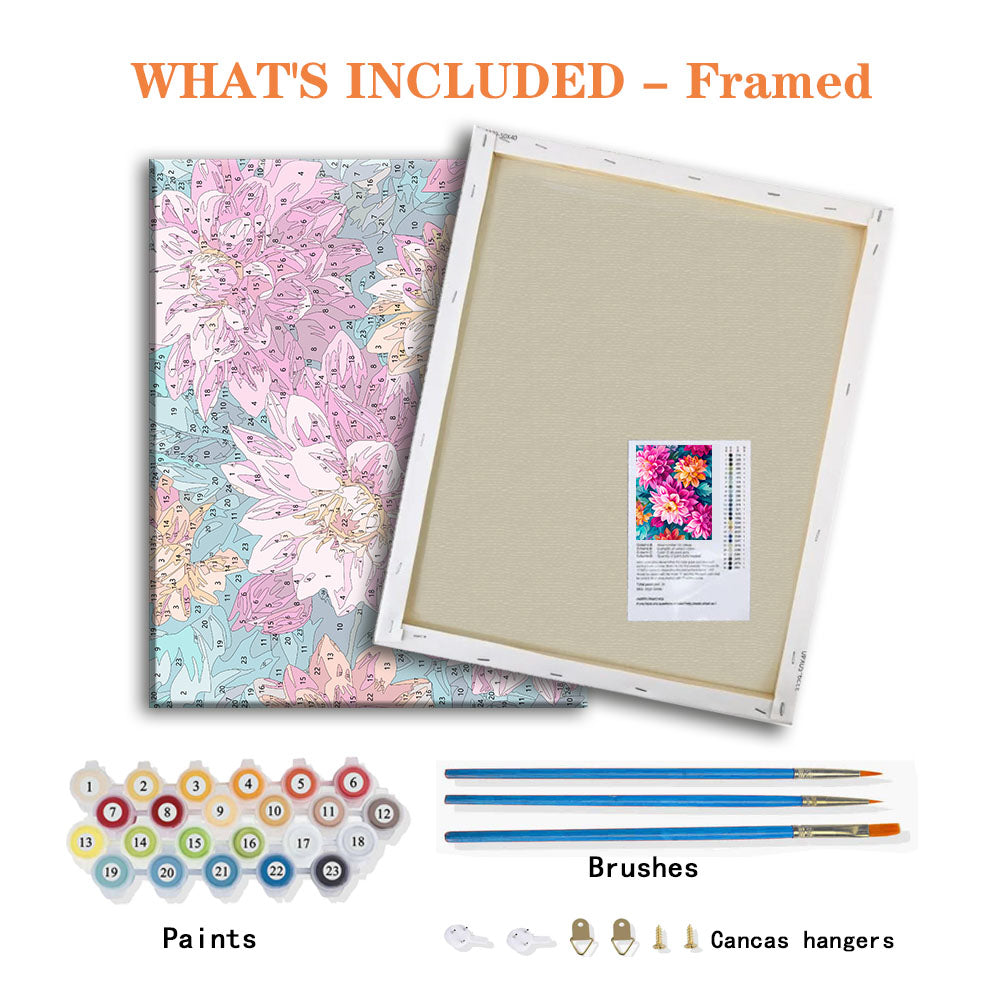 Dahlia Dream - Paint by Numbers Kit