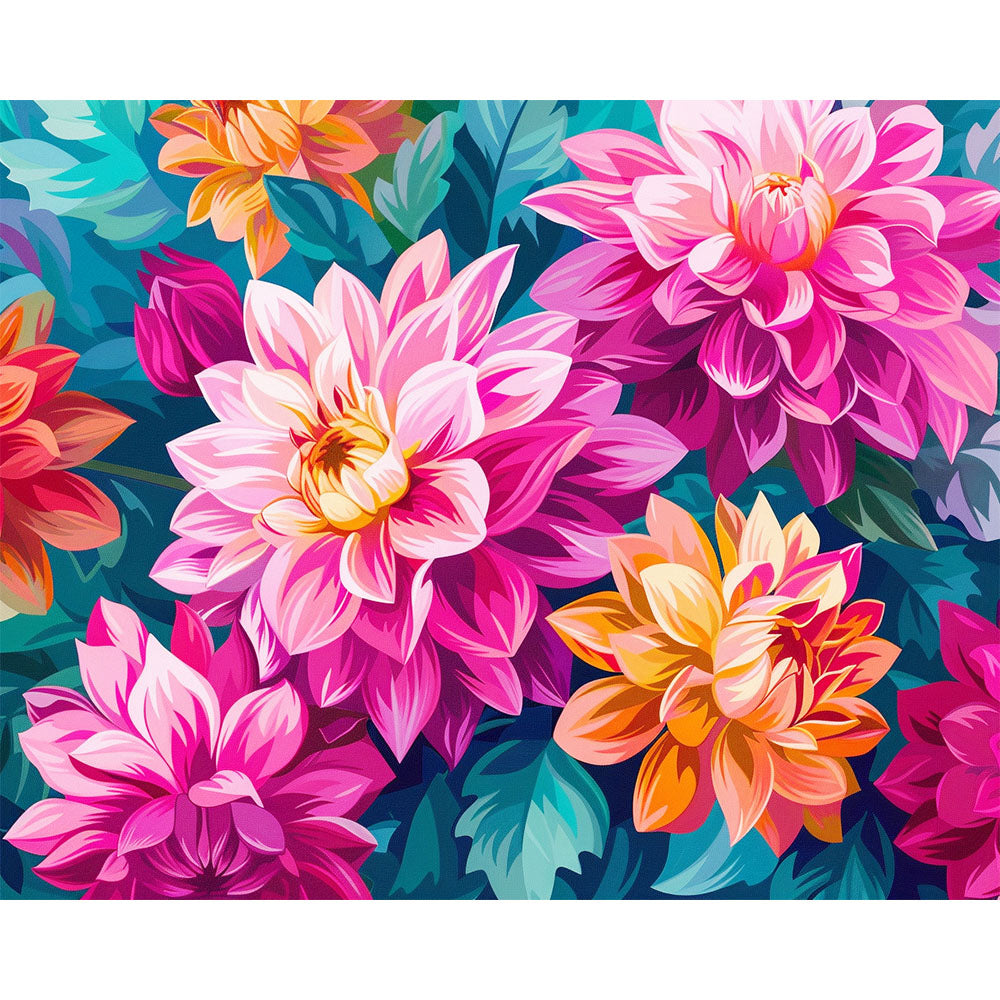 Dahlia Dream - Paint by Numbers Kit