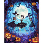 Dancing Skeletons Ball – Halloween Paint by Numbers Kit