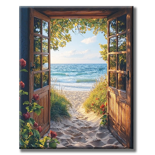 The Gate to the Sea - Paint by Numbers