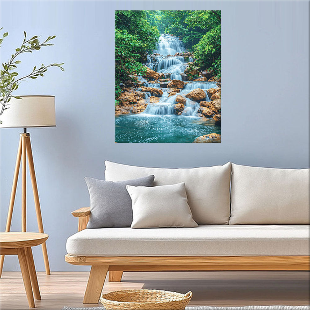 The Dance of Water - Paint by Numbers
