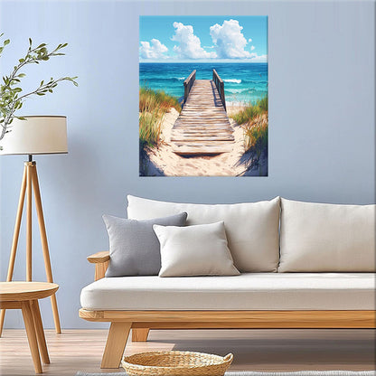 The Way to the Sea - Paint by Numbers