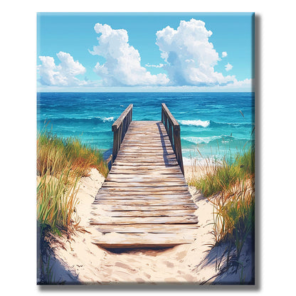 The Way to the Sea - Paint by Numbers