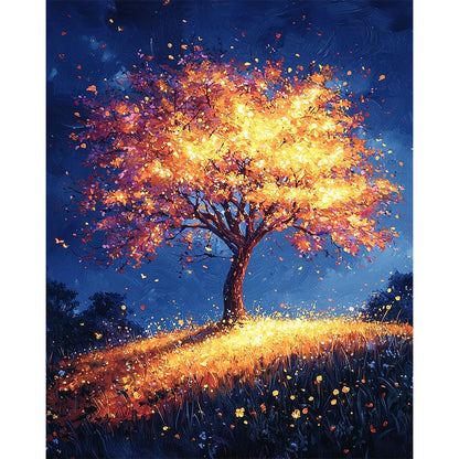 The Glowing Tree of Magic - Paint by Numbers
