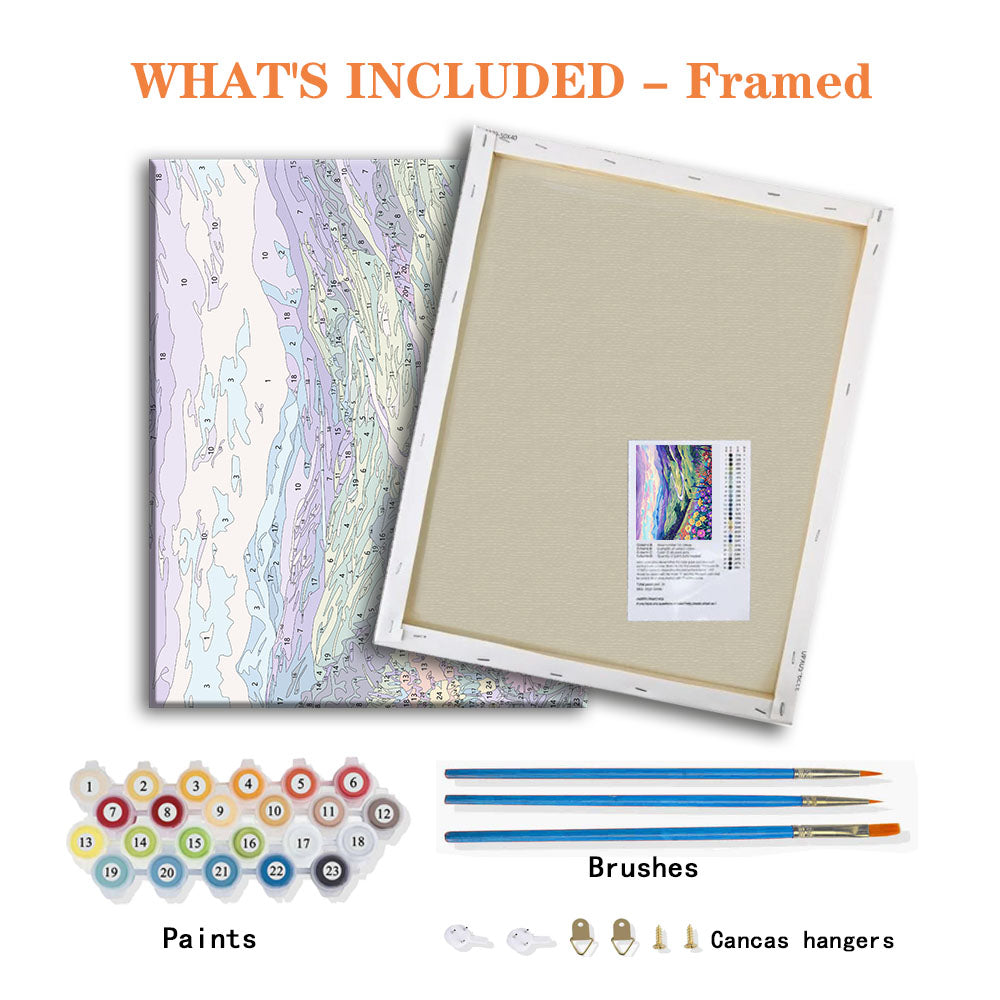 Dreamy Valley Bloom - Paint by Numbers Kit