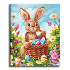 Easter Bunny Bliss – Paint by Numbers Kit