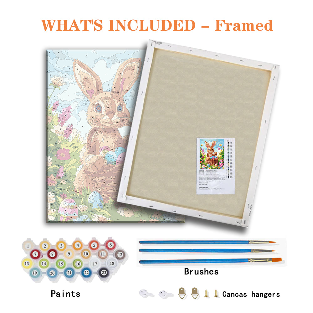 Easter Bunny Bliss – Paint by Numbers Kit