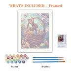 Easter Bunny & Eggs – Paint by Numbers Kit