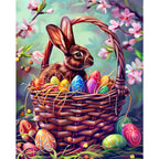 Easter Bunny & Eggs – Paint by Numbers Kit