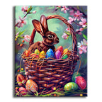Easter Bunny & Eggs – Paint by Numbers Kit